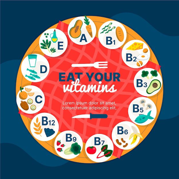 vitamin healthy food infographic 23 2148494844